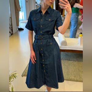 Raquel dress Sézane denim size 38